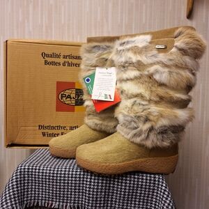 NWT Pajar Fur Boots - USA 8, EU 39